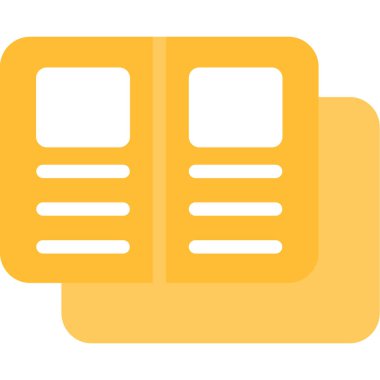 kitap web simgesi vektör illüstrasyonu