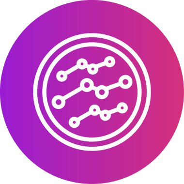 Benzersiz ağ vektör simgesi