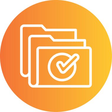 Kontrol listesi simgesi, vektör illüstrasyonu