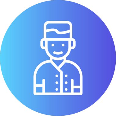 vektör avatar adam simgesi