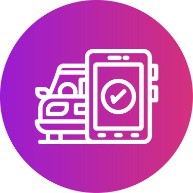 vektör akıllı telefon web simgesi