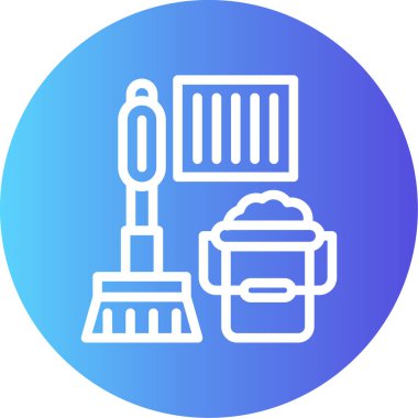 boya silindiri simge vektör çizim