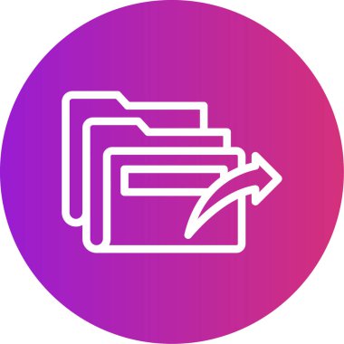 Belge. Web simgesi basit illüstrasyon