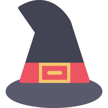 Cadılar Bayramı düz vektör simgesi