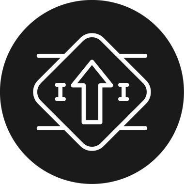 Modern simgenin vektör illüstrasyonu