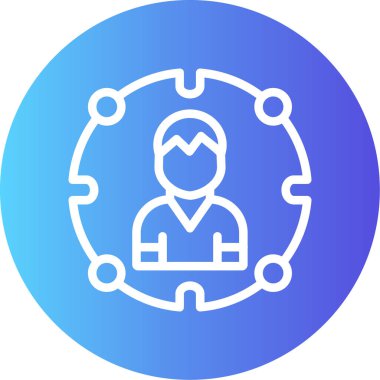 Vektör Avatar Simgesi illüstrasyonu