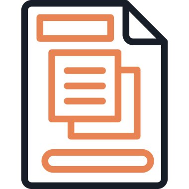 Kontrol listesi. Web simgesi basit illüstrasyon