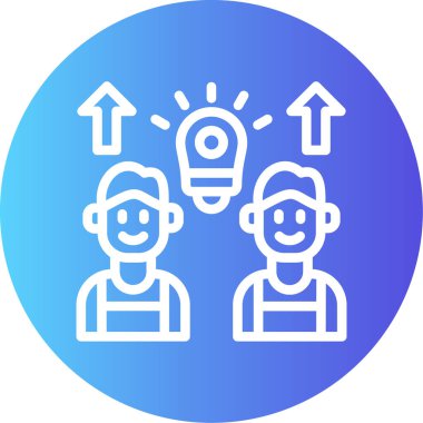 Bir insan simgesinin vektör illüstrasyonu