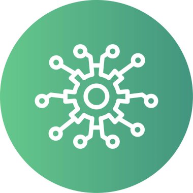 Modern simgenin vektör illüstrasyonu