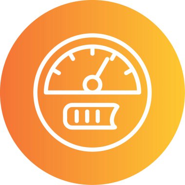 hız göstergesi simgesi, vektör gösterimi