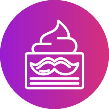 Bir pastanın vektör illüstrasyonu