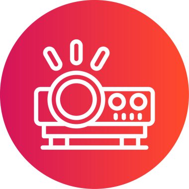 kamera simgesi vektör illüstrasyonu