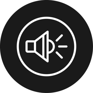 hoparlör vektör illüstrasyonu