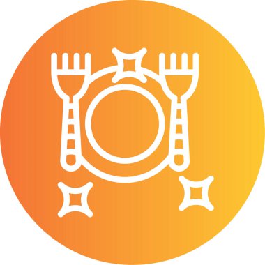 Modern simgenin vektör illüstrasyonu