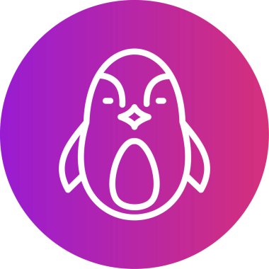 Kuş. Web simgesi basit illüstrasyon