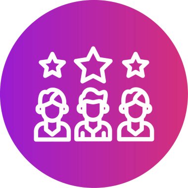 İnsan simgesinin vektör illüstrasyonu