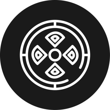 Bir b simgesinin vektör illüstrasyonu