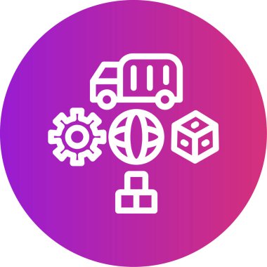 seo modern simgesinin vektör illüstrasyonu