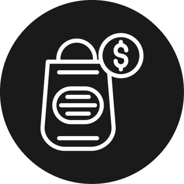 para simgesi vektör illüstrasyonu