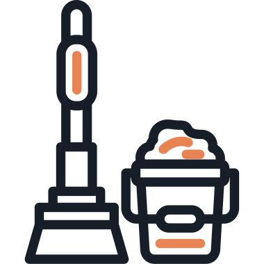 fırça. Web simgesi basit illüstrasyon