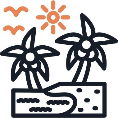 Bitki. Web simgesi basit illüstrasyon