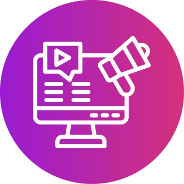 seo modern simgesinin vektör illüstrasyonu