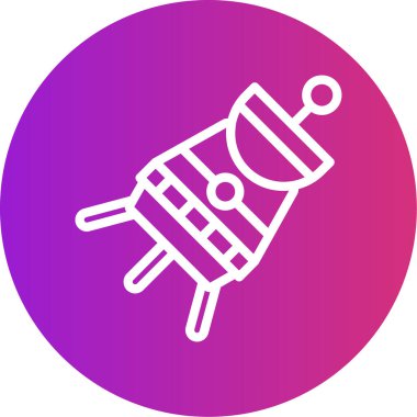 Bir çantanın vektör illüstrasyonu