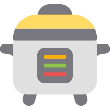 pişirme tencere vektör simgesi