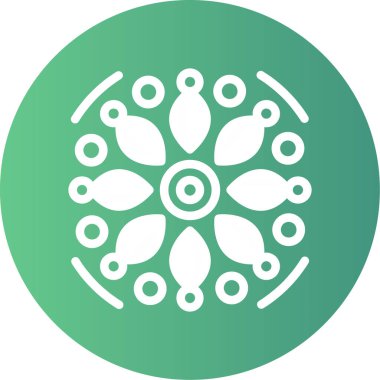 Çiçek. Web simgesi basit tasarım