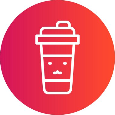 kahve fincanı ikonu vektör illüstrasyonu