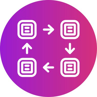 Modern b 'nin vektör illüstrasyonu eksik simgesi