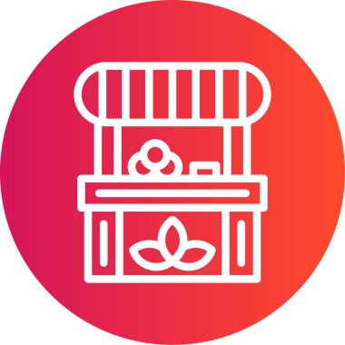 bank vektör illüstrasyon simgesi