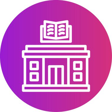 vektör üniversite simgesi illüstrasyonu