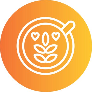 Bir kalp simgesinin vektör illüstrasyonu