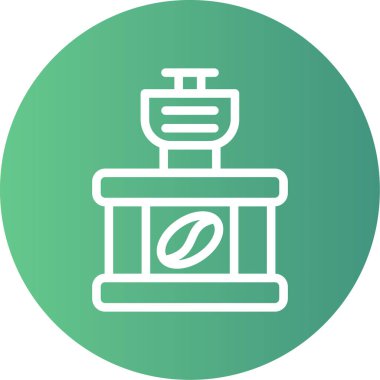 Modern gaz ikonunun vektör illüstrasyonu