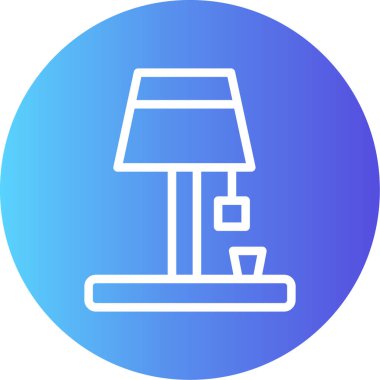 Lamba. Web simgesi basit illüstrasyon