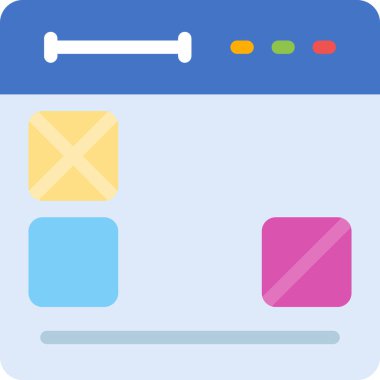 Ağ simgesi. Basit simge