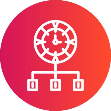 vektör lcd simgesi illüstrasyonu