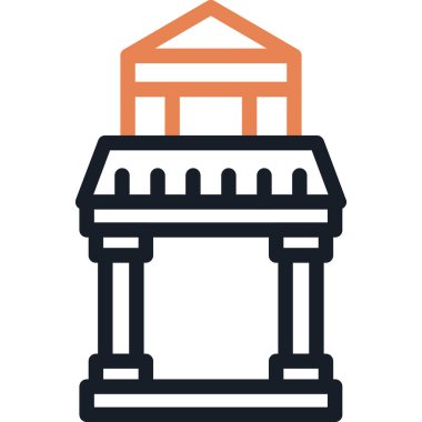 yapı evi simgesi ana hatlarıyla oluşturuluyor