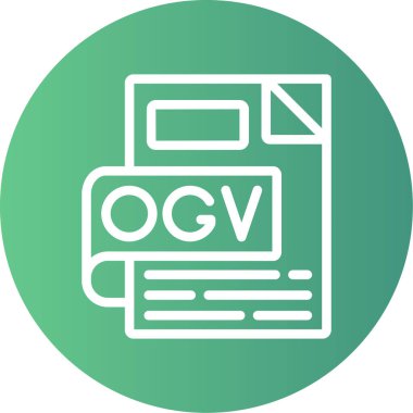 dosya biçimi simgesi, vektör illüstrasyonu