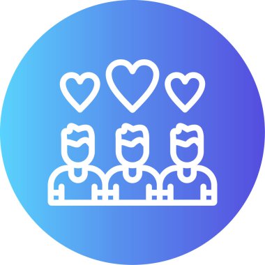 İnsan simgesinin vektör illüstrasyonu