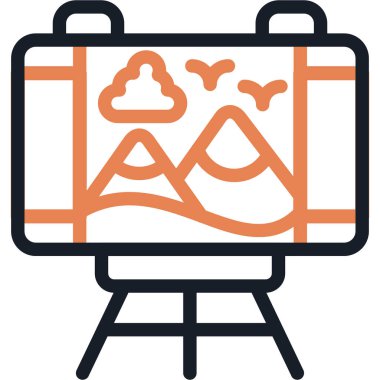 seo modern simgesinin vektör illüstrasyonu