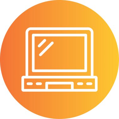 vektör dizüstü simgesi illüstrasyonu