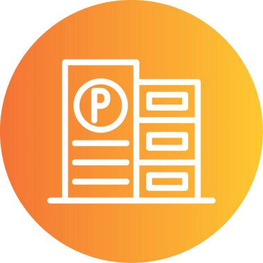 Belge simgesinin vektör illüstrasyonu