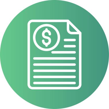 Dolar simgesi vektör illüstrasyonu