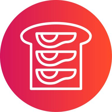 Gıda simgesinin vektör illüstrasyonu