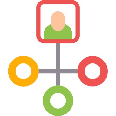 Web ve vektör için iş düzlüğü simgesi