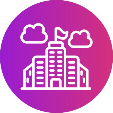 Benzersiz yapı vektörü simgesi