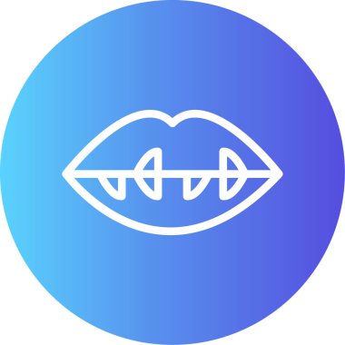 Balık simgesinin vektör illüstrasyonu