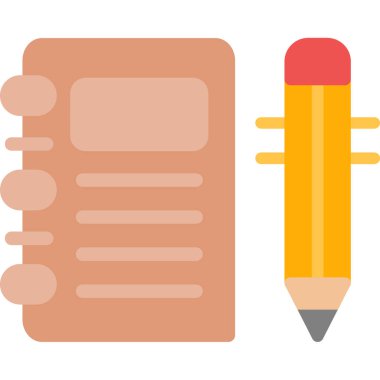 Kalem ve cetvel simgesi. Eğitim ve öğrenim teması. vektör illüstrasyonu